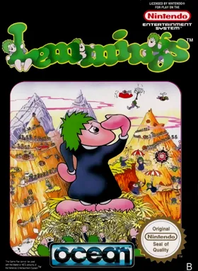 Lemmings (Europe) box cover front